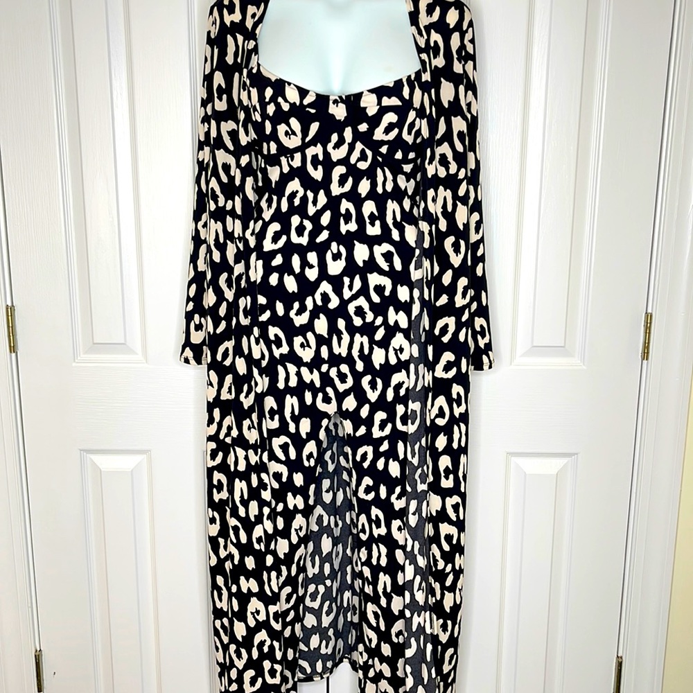 NWOT 2pc set - jumpsuit w/ Matching Duster sz 1X